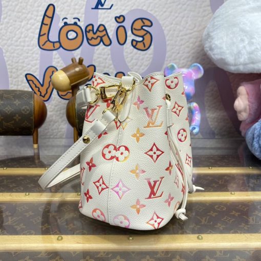 Louis Vuttion Neonoe BB Bucket Bag M24649 Sunrise Aquarelle - Image 7