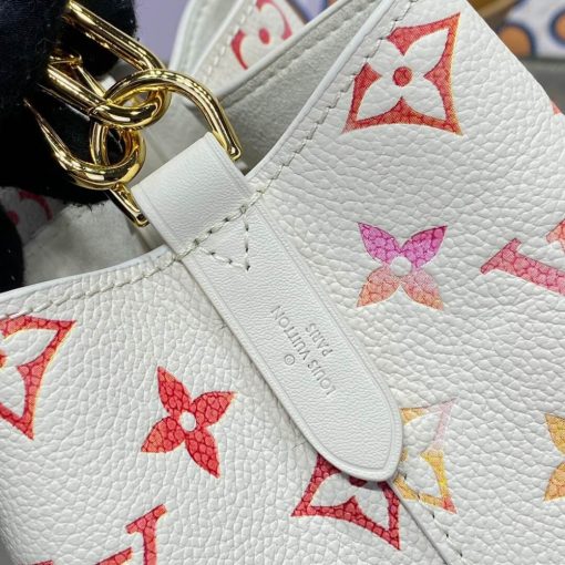 Louis Vuttion Neonoe BB Bucket Bag M24649 Sunrise Aquarelle - Image 9