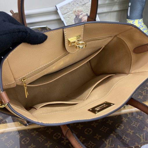Louis Vuttion On My Side MM Shoulder Bag M20633 Arizona Beige - Image 12