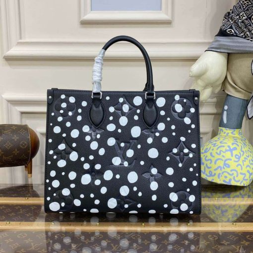 Louis Vuttion Yayoi Kusama OnTheGo MM M46389 Black/White - Image 6
