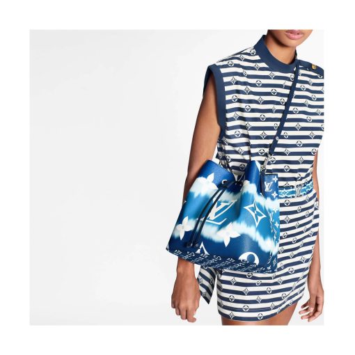 LV Escale Neonoe MM M45124 M45126 Blue - Image 2