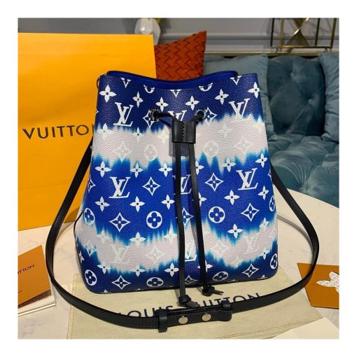 LV Escale Neonoe MM M45124 M45126 Blue - Image 3