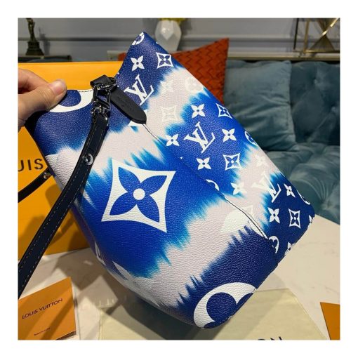 LV Escale Neonoe MM M45124 M45126 Blue - Image 4