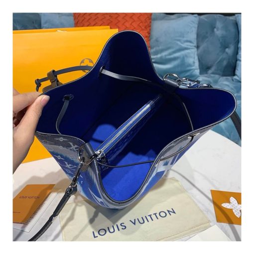 LV Escale Neonoe MM M45124 M45126 Blue - Image 11