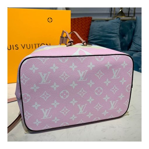 LV Escale Neonoe MM M45124 M45126 Pink - Image 6