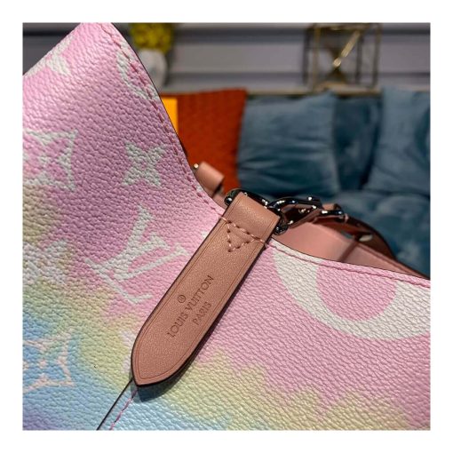 LV Escale Neonoe MM M45124 M45126 Pink - Image 10