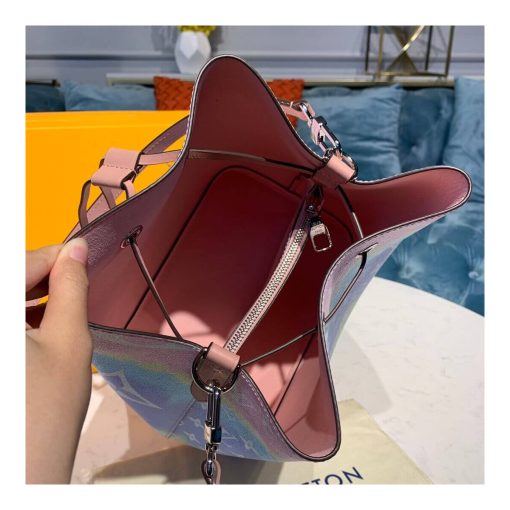 LV Escale Neonoe MM M45124 M45126 Pink - Image 11