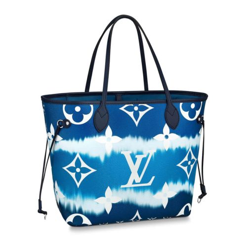 LV Escale Neverfull MM M45127 M45128 M45270 Blue
