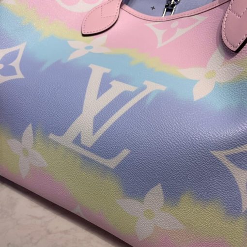 LV Escale Neverfull MM M45127 M45128 M45270 Pink - Image 17
