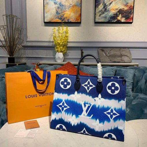 LV Escale Onthego GM M45120 Blue - Image 3