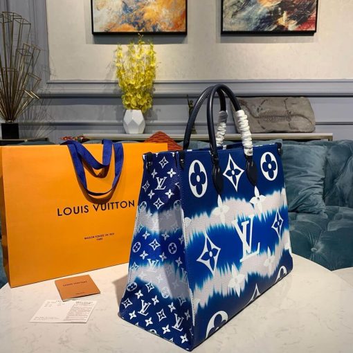 LV Escale Onthego GM M45120 Blue - Image 4