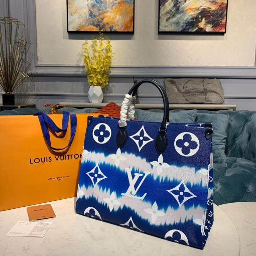 LV Escale Onthego GM M45120 Blue - Image 5