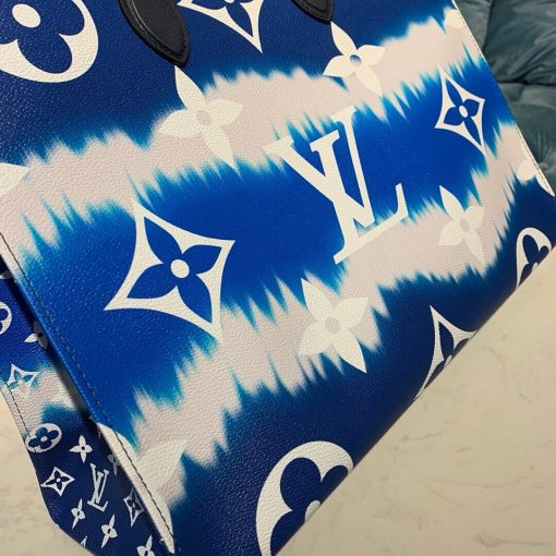 LV Escale Onthego GM M45120 Blue - Image 8