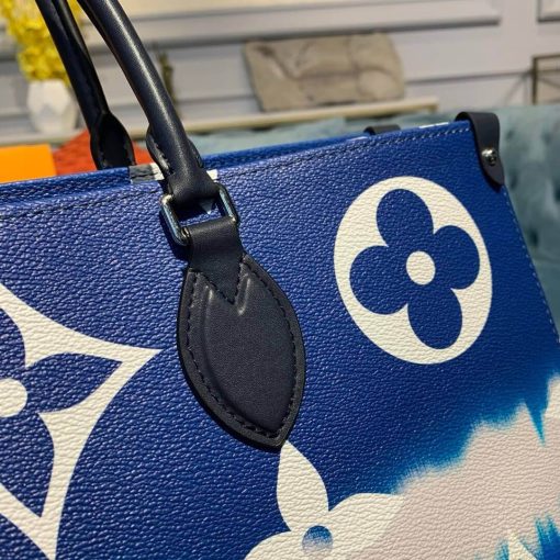 LV Escale Onthego GM M45120 Blue - Image 9