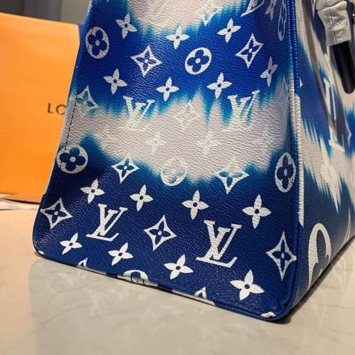 LV Escale Onthego GM M45120 Blue - Image 10