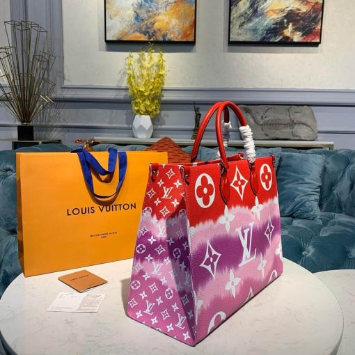 LV Escale Onthego GM M45121 Red - Image 3