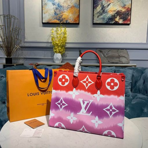 LV Escale Onthego GM M45121 Red - Image 4