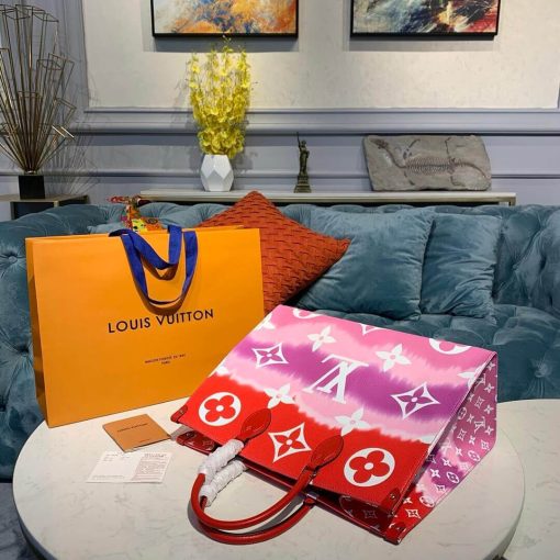 LV Escale Onthego GM M45121 Red - Image 5