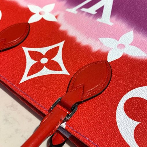 LV Escale Onthego GM M45121 Red - Image 8