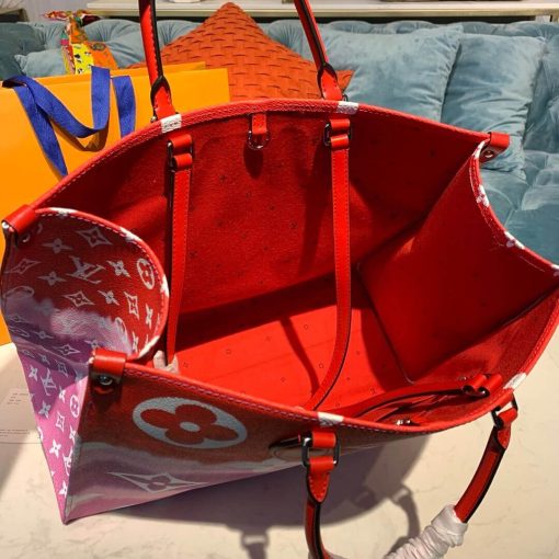 LV Escale Onthego GM M45121 Red - Image 10