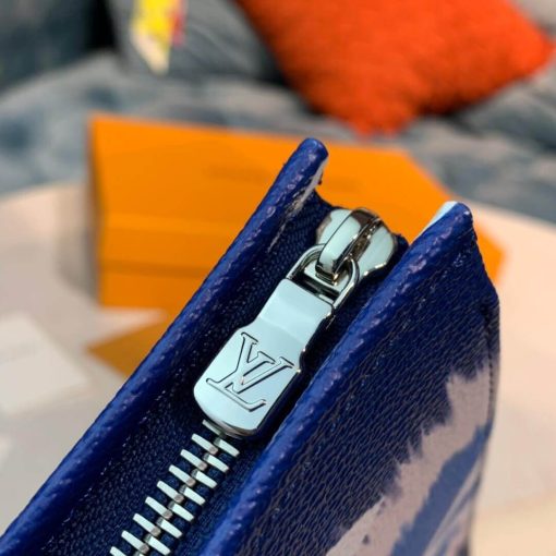 LV Escale Poche Toilette 26 M69136 M69137 Red - Image 16