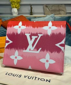 LV Escale Poche Toilette 26 M69136 M69137 Red