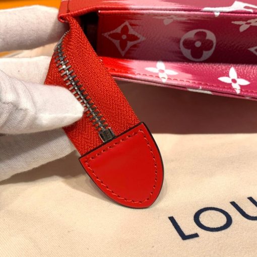 LV Escale Poche Toilette 26 M69136 M69137 Red - Image 6
