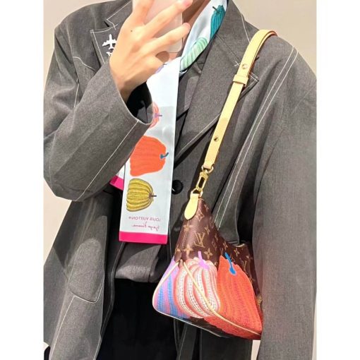 LV x YK Boulogne with Pumpkin Print M46470 - Image 3