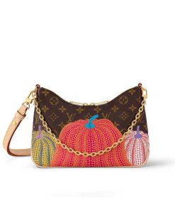 LV x YK Boulogne with Pumpkin Print M46470