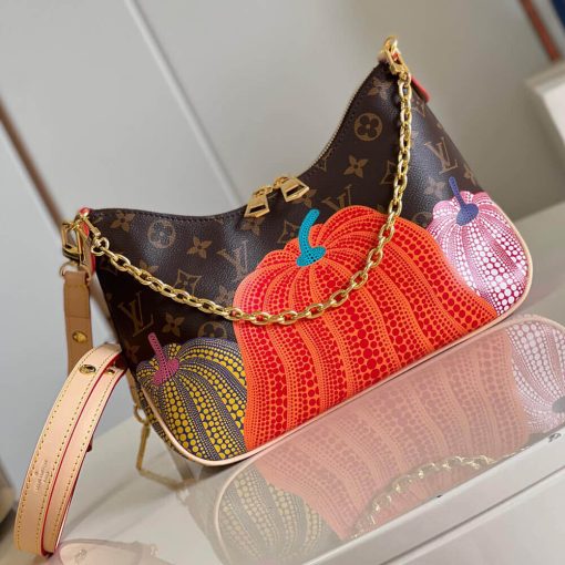 LV x YK Boulogne with Pumpkin Print M46470 - Image 5