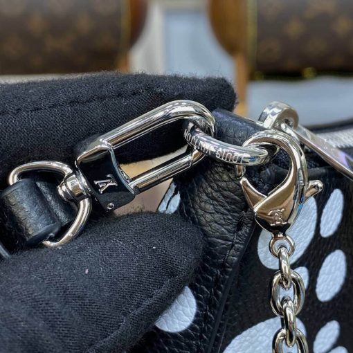 LV x YK Easy Pouch On Strap M81908 Black/White - Image 11