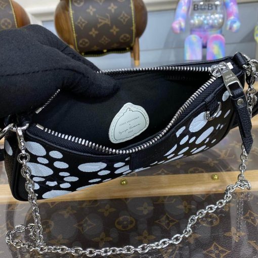 LV x YK Easy Pouch On Strap M81908 Black/White - Image 13