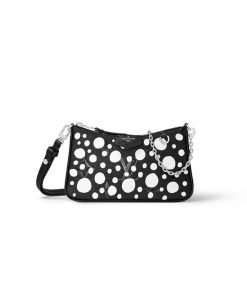 LV x YK Easy Pouch On Strap M81908 Black/White