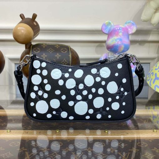 LV x YK Easy Pouch On Strap M81908 Black/White - Image 6