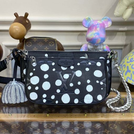LV x YK Multi Pochette Accessoires? M46410 Black/White - Image 8