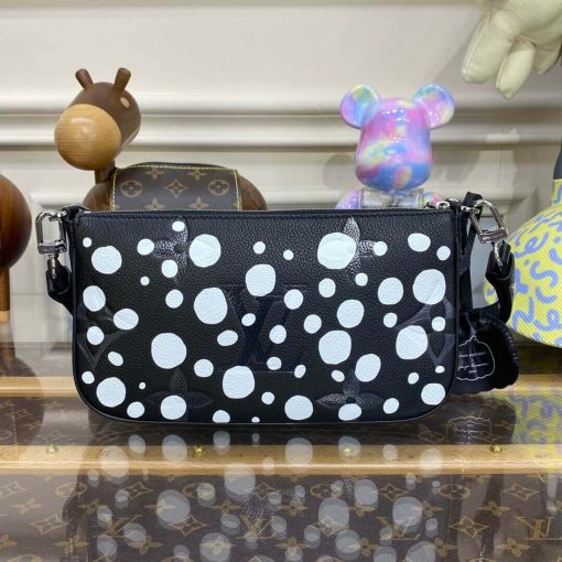 LV x YK Multi Pochette Accessoires? M46410 Black/White - Image 9
