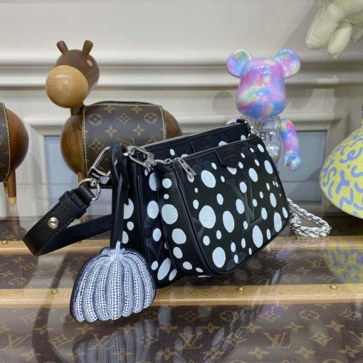 LV x YK Multi Pochette Accessoires? M46410 Black/White - Image 10