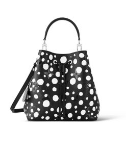 LV x YK Neonoe MM Bag M21753 Black/White