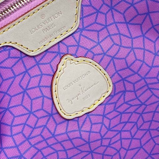 LV x YK Neverfull MM with Pumpkin Print M46468 - Image 12