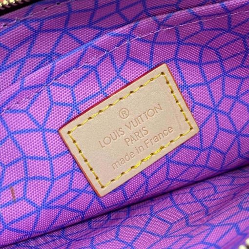 LV x YK Neverfull MM with Pumpkin Print M46468 - Image 10
