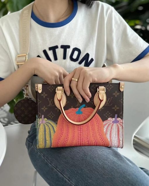 LV x YK OnTheGo PM with Pumpkin Print M46467 - Image 2