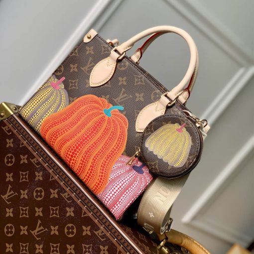 LV x YK OnTheGo PM with Pumpkin Print M46467 - Image 4