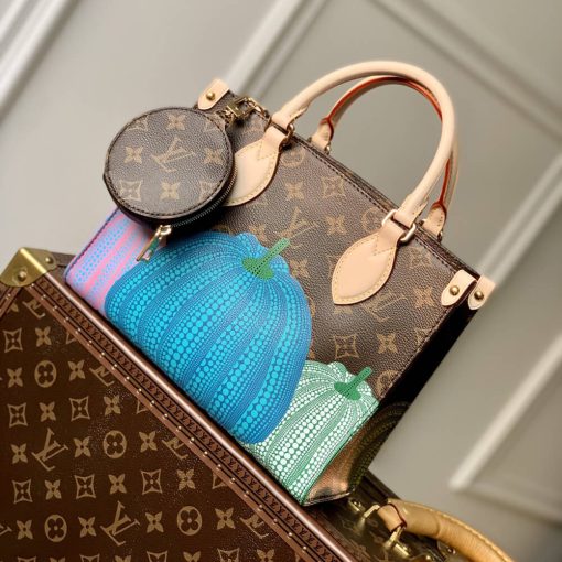 LV x YK OnTheGo PM with Pumpkin Print M46467 - Image 5