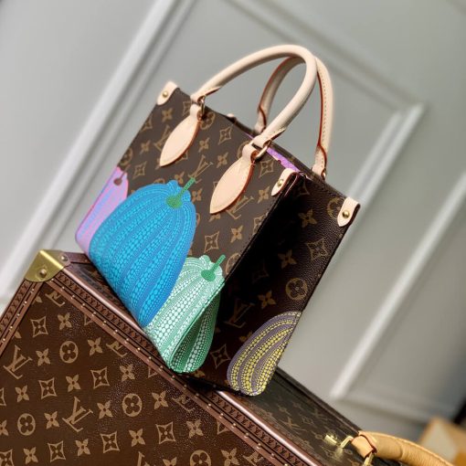 LV x YK OnTheGo PM with Pumpkin Print M46467 - Image 6