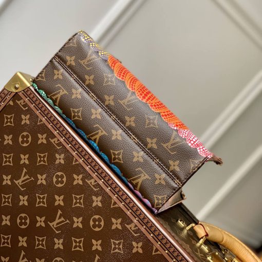 LV x YK OnTheGo PM with Pumpkin Print M46467 - Image 8