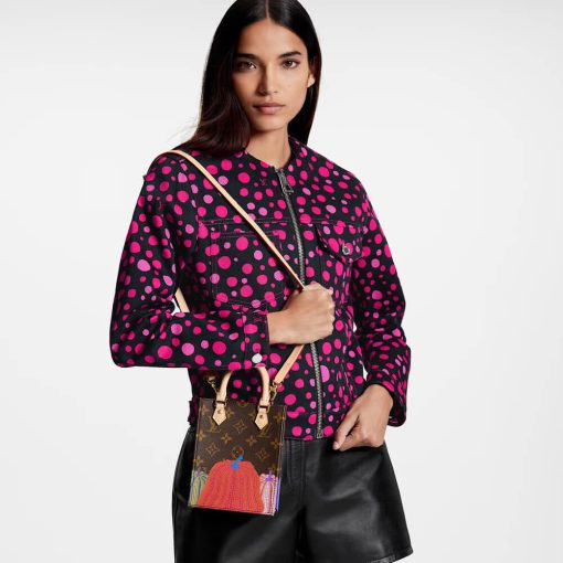 LV x YK Petit Sac Plat with Pumpkin PrintM82112 - Image 2