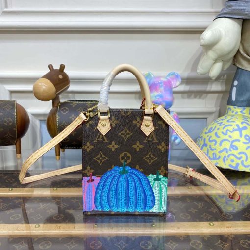 LV x YK Petit Sac Plat with Pumpkin PrintM82112 - Image 5