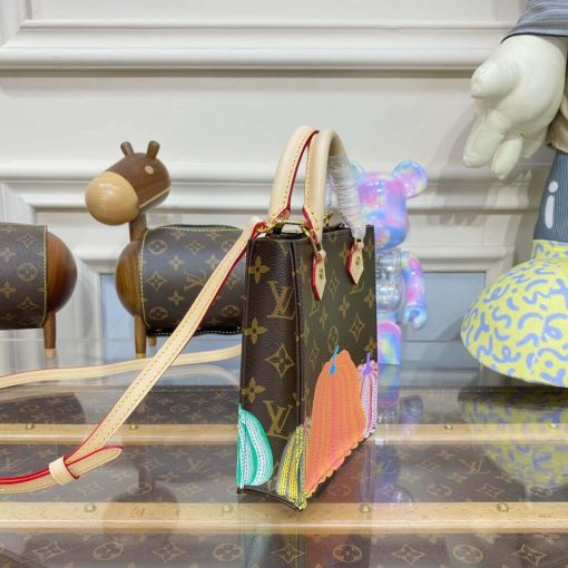 LV x YK Petit Sac Plat with Pumpkin PrintM82112 - Image 6