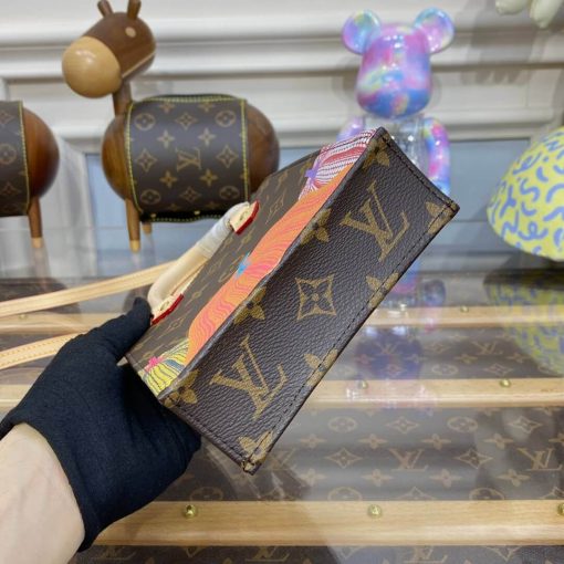 LV x YK Petit Sac Plat with Pumpkin PrintM82112 - Image 7