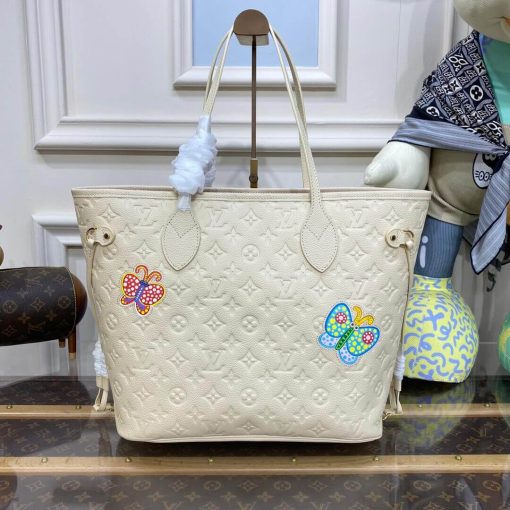 V x YK Neverfull MM M21733 White - Image 5